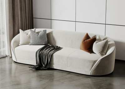 现代多人沙发3D模型下载